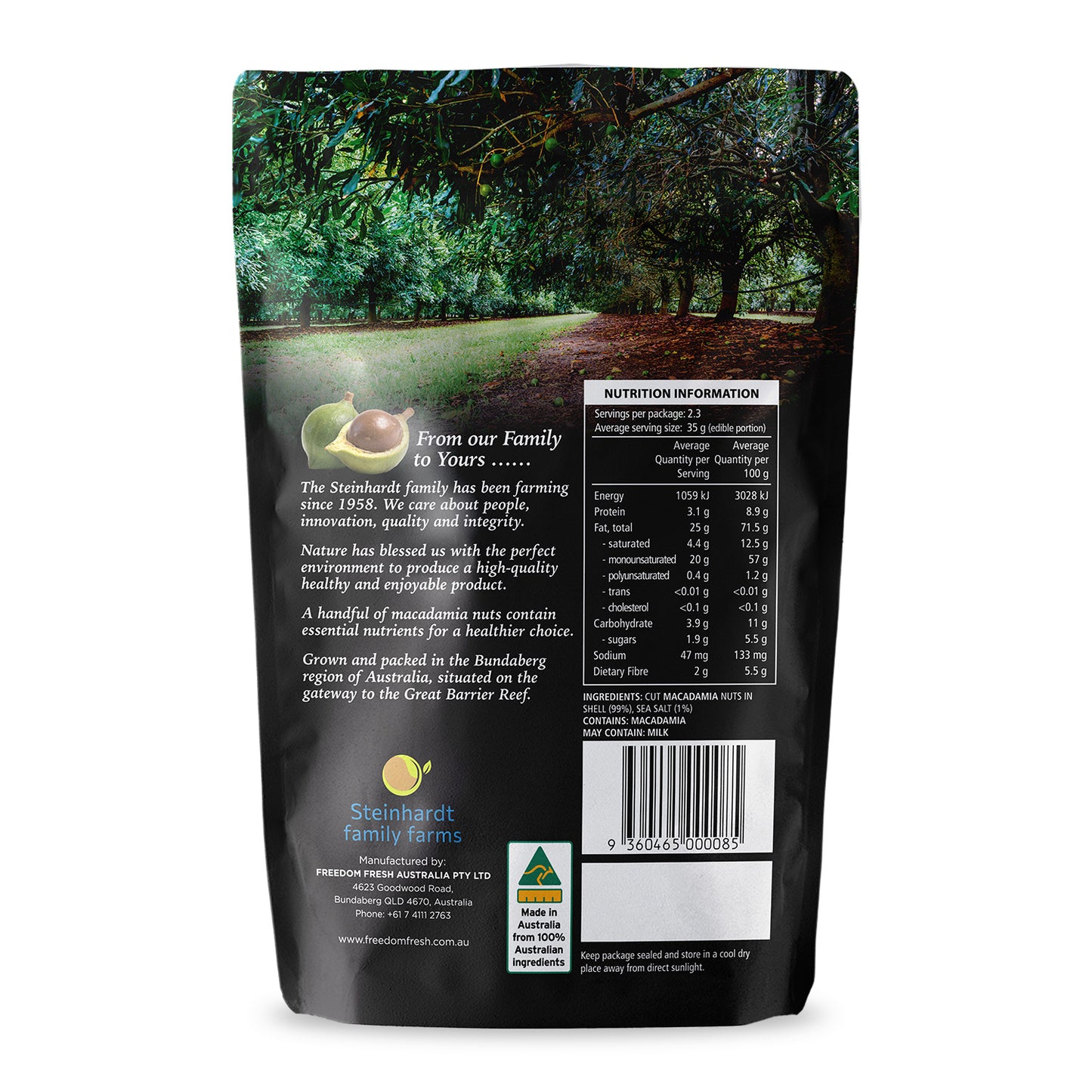 Roasted Salted Golden Crunch Macadamias