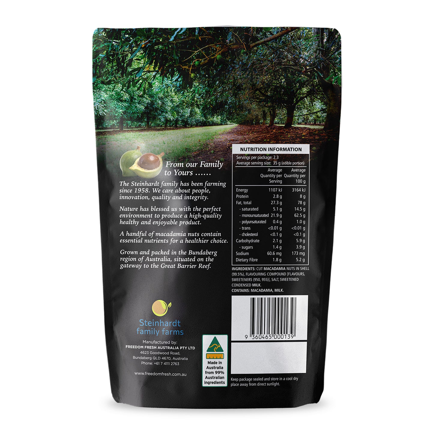 Coconut Pandan Golden Crunch Macadamias